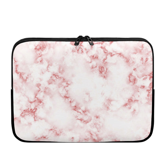 Rose Pink Marble Print Laptop Sleeve