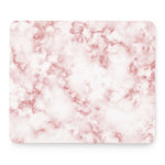 Rose Pink Marble Print Mouse Pad