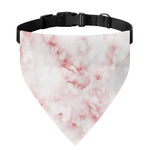 Rose Pink Marble Print Over The Collar Dog Bandana