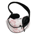 Rose Pink Marble Print Pet Sling Carrier