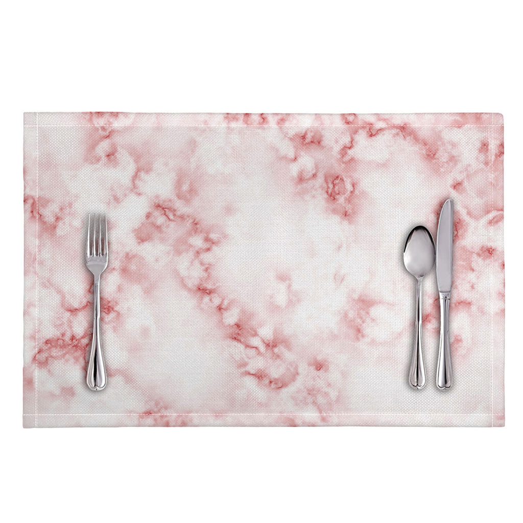 Rose Pink Marble Print Placemat
