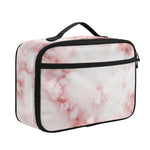 Rose Pink Marble Print Portable Lunch Bag