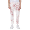 Rose Pink Marble Print Joggers
