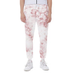 Rose Pink Marble Print Scuba Joggers