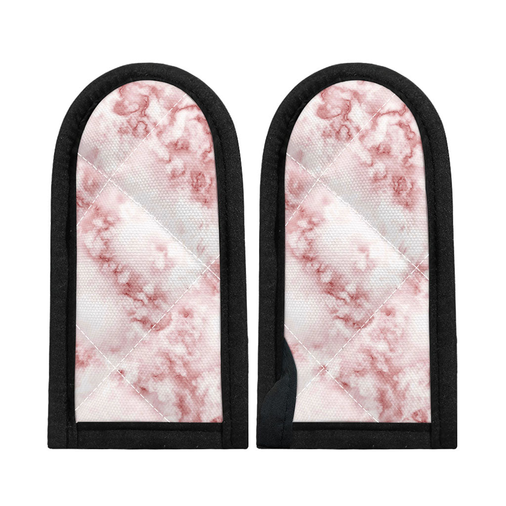 Rose Pink Marble Print Skillet Handle Cover