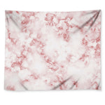 Rose Pink Marble Print Tapestry