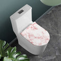 Rose Pink Marble Print Toilet Lid Cover