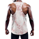 Rose Pink Marble Print Training Tank Top