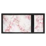Rose Pink Marble Print Trifold Wallet