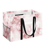 Rose Pink Marble Print Utility Tote Bag