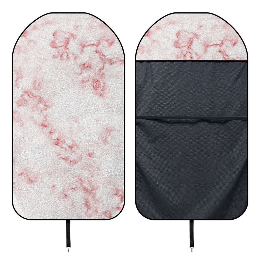 Rose Pink Marble Print Waterproof Car Seat Cover