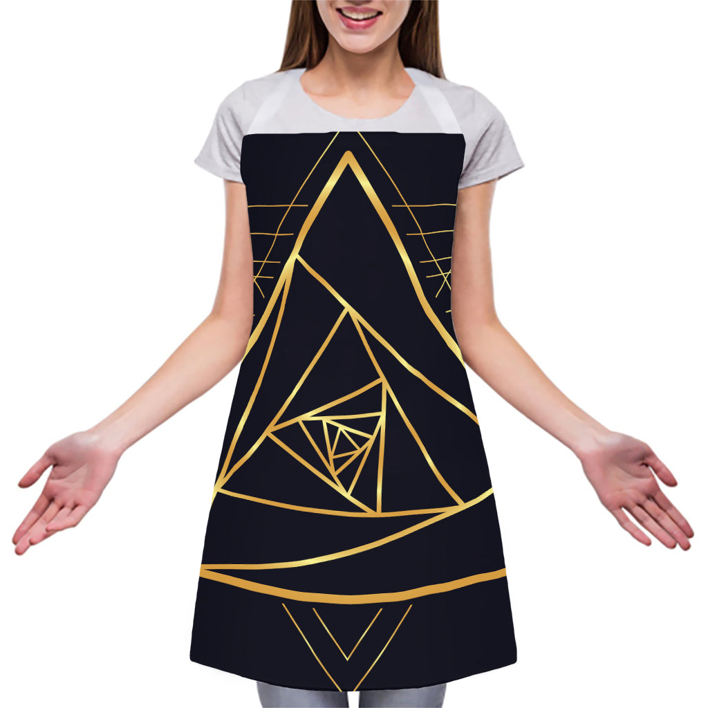 Rose Pyramid Print Adjustable Apron