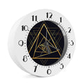 Rose Pyramid Print Alarm Clock