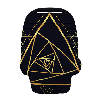Rose Pyramid Print Baby Seat Cover