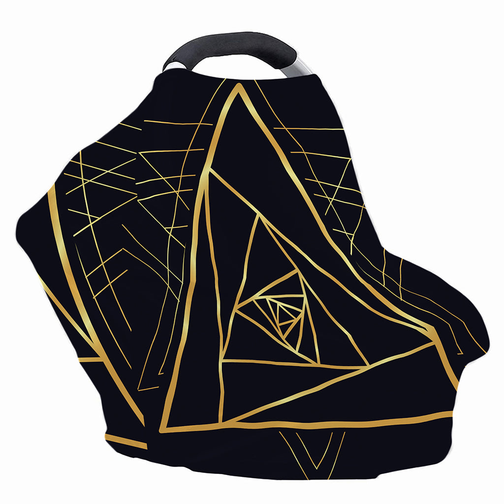 Rose Pyramid Print Baby Seat Cover