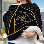 Rose Pyramid Print Baby Seat Cover