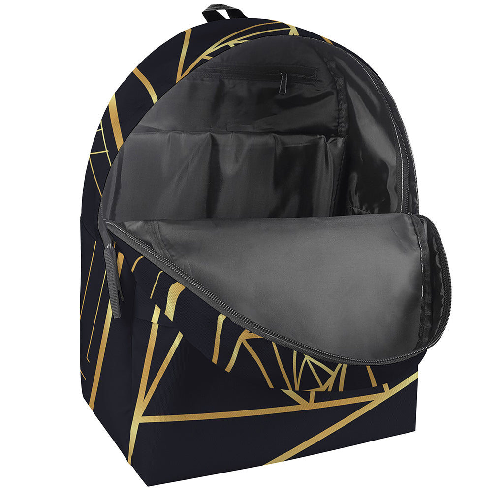 Rose Pyramid Print Backpack