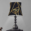 Rose Pyramid Print Bell Lamp Shade