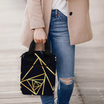 Rose Pyramid Print Bible Tote Bag
