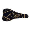 Rose Pyramid Print Bicycle Seat Cover