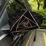 Rose Pyramid Print Car Side Mirror Covers