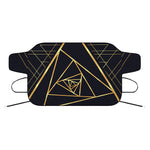 Rose Pyramid Print Car Windshield Snow Cover