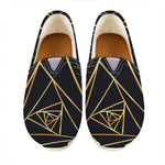 Rose Pyramid Print Casual Shoes