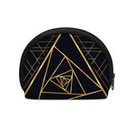 Rose Pyramid Print Coin Purse