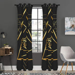 Rose Pyramid Print Curtain