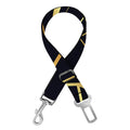 Rose Pyramid Print Dog Seat Belt