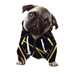 Rose Pyramid Print Dog Zip Up Hoodie