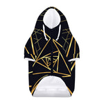 Rose Pyramid Print Dog Zip Up Hoodie