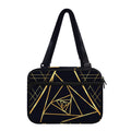 Rose Pyramid Print Double Strap Bible Bag