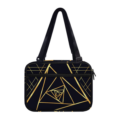 Rose Pyramid Print Double Strap Bible Bag
