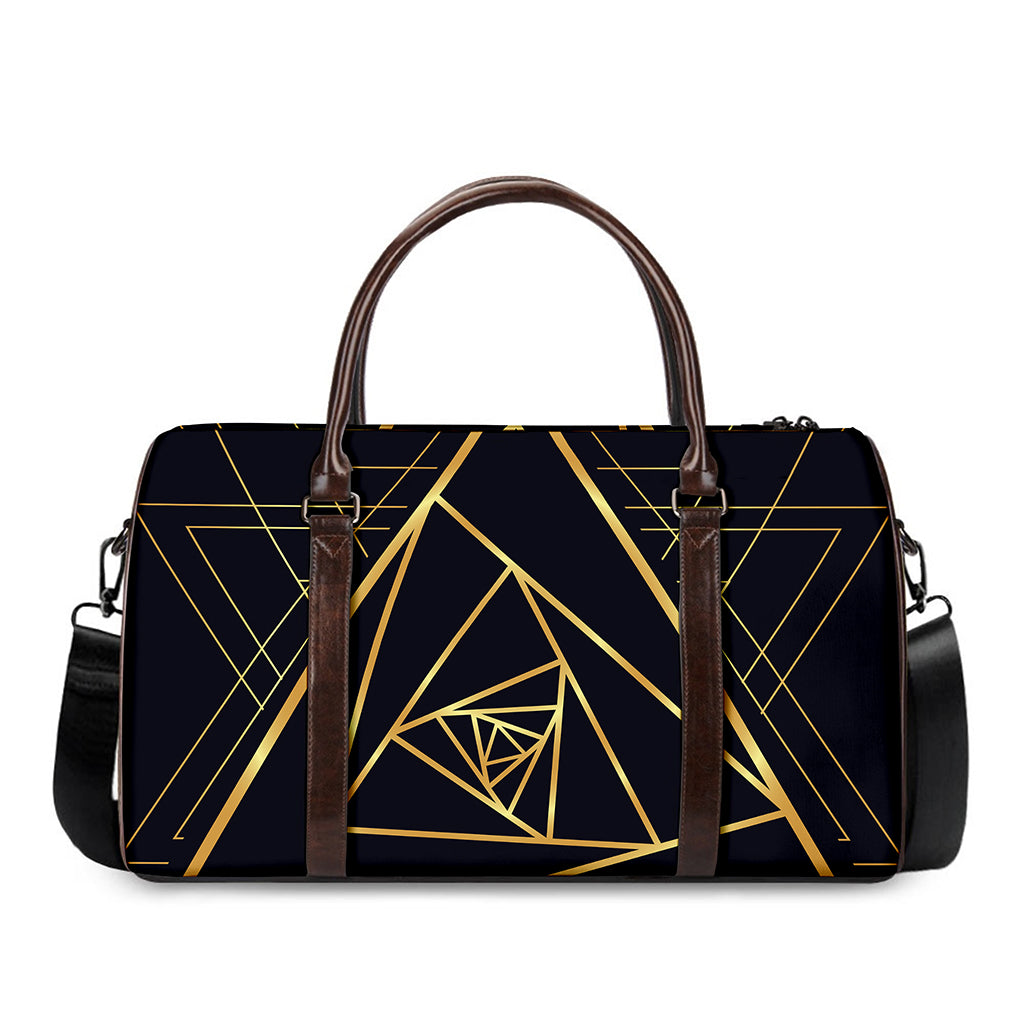 Rose Pyramid Print Duffle Bag