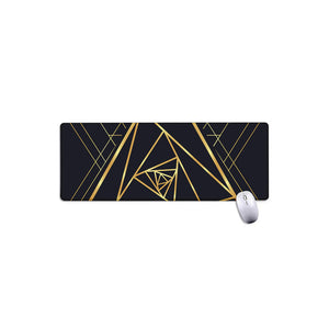 Rose Pyramid Print Extended Mouse Pad