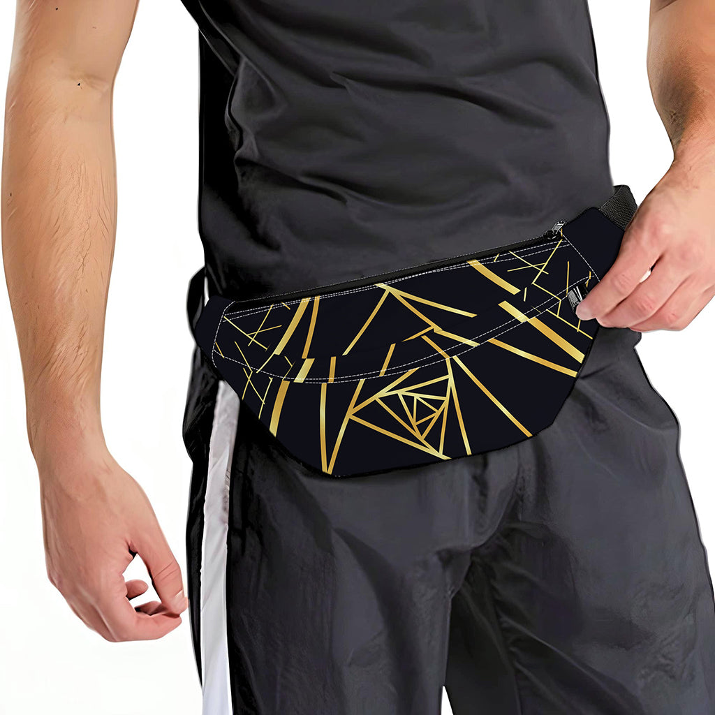 Rose Pyramid Print Fanny Pack