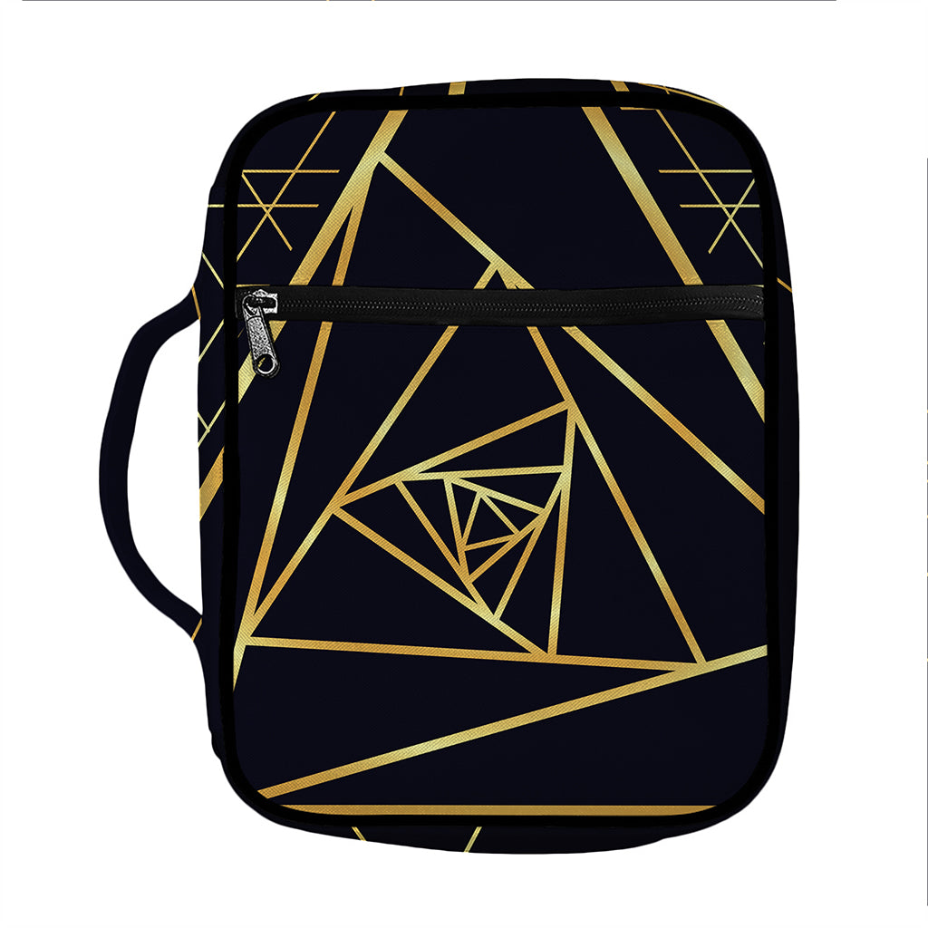 Rose Pyramid Print Front Pocket Bible Bag