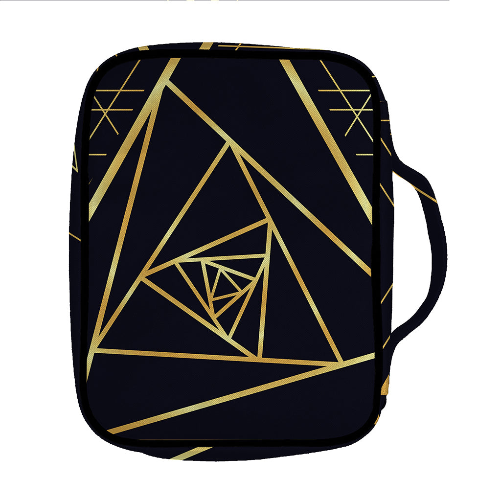 Rose Pyramid Print Front Pocket Bible Bag
