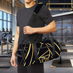 Rose Pyramid Print Gym Bag