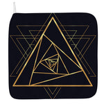 Rose Pyramid Print Hand Towel