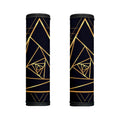 Rose Pyramid Print Handle Covers