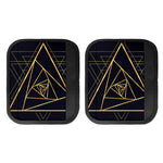 Rose Pyramid Print Handle Covers