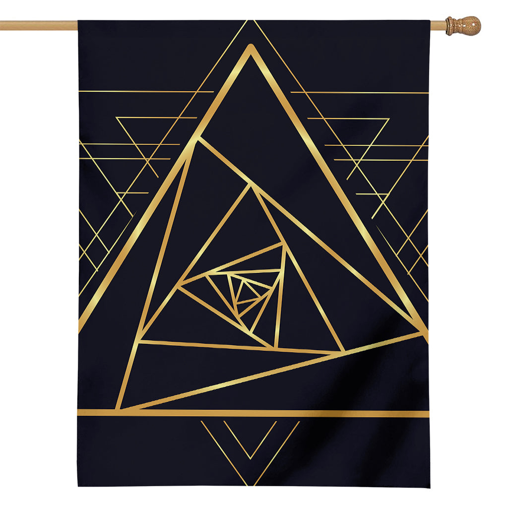 Rose Pyramid Print House Flag