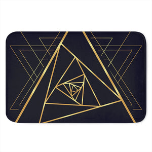 Rose Pyramid Print Indoor Door Mat