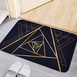 Rose Pyramid Print Indoor Door Mat