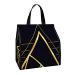 Rose Pyramid Print Insulated Lunch Tote