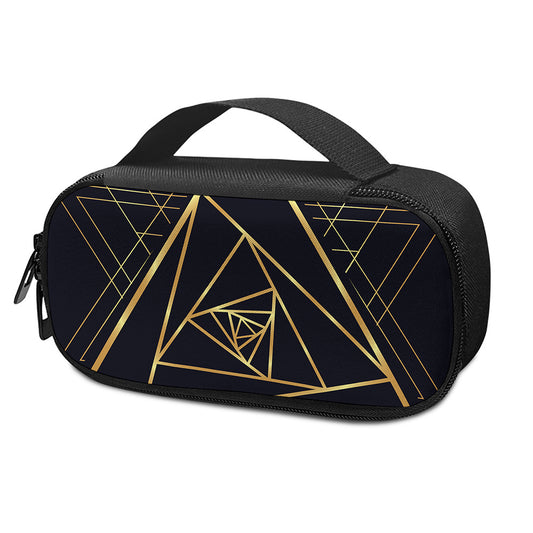 Rose Pyramid Print Insulin Cooler Travel Case