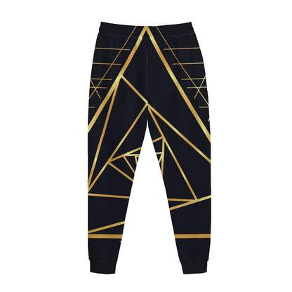 Rose Pyramid Print Jogger Pants