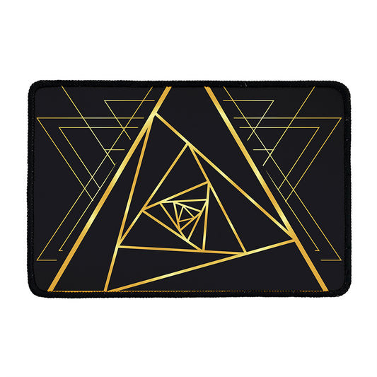 Rose Pyramid Print Kitchen Mat